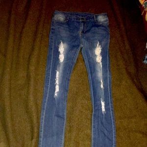 Distressed Soft Jeans